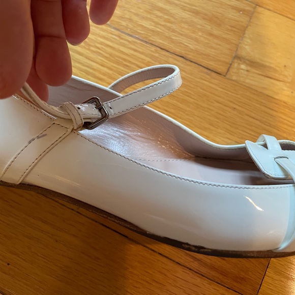 Miu Miu white patent leather flats size 36 - Picture 7 of 7